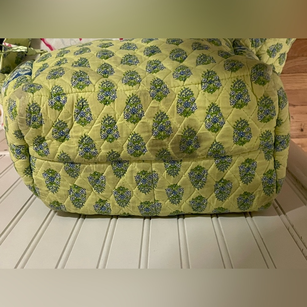Vera Bradle Adjustable Bag / Mini Tote Citrus Pattern with Elephant Lining - Picture 6 of 6